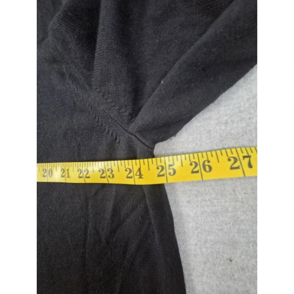Banana Republic San Francisco Sweater Mens XL Silk Cashmere Black Career Preppy